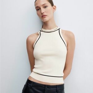 Tank Top with Contrast Trim